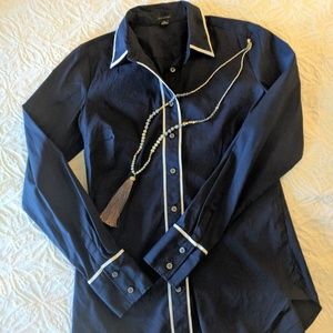Ann Taylor Button Down Blouse